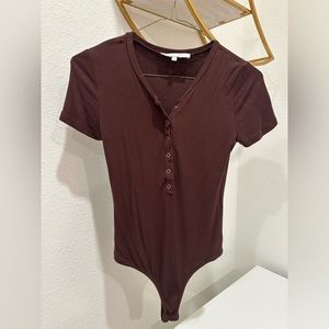 Chocolate brown bodysuit
